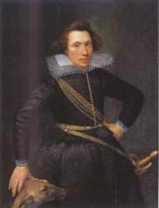 Portret van Johan van Duvenvoorde anno 1608